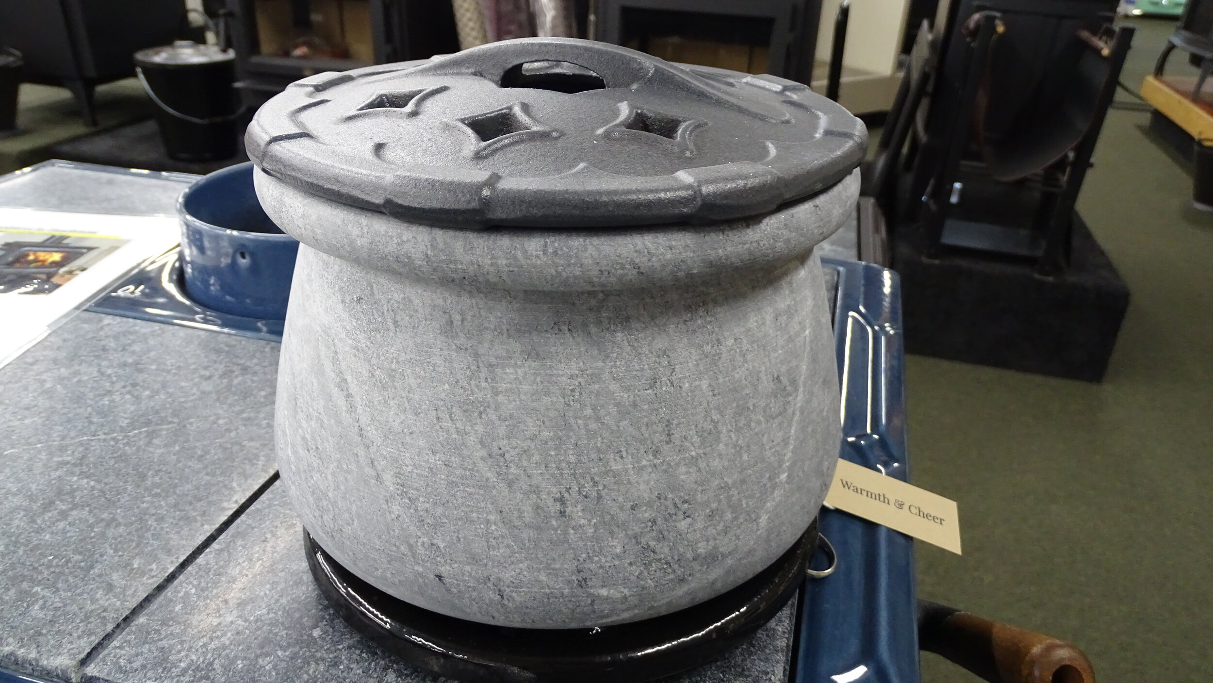 Hearthstone Soapstone Steamer — Warmth u0026 Cheer | Vintage Home Goods