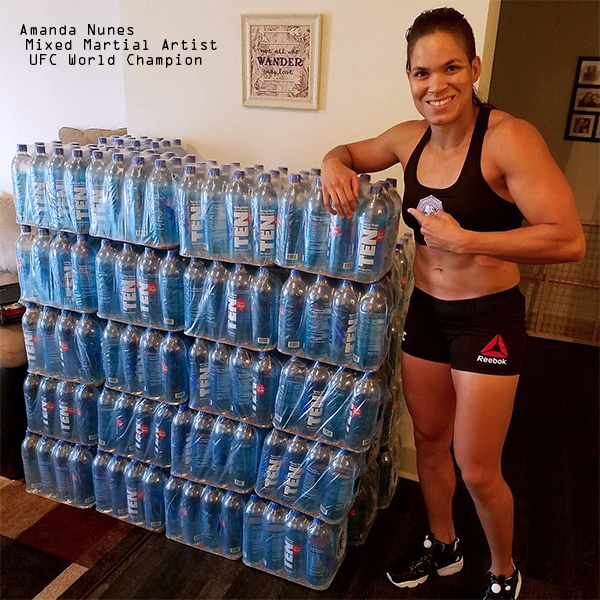 UFC Champion Amanda 'Lioness' Nunes Endorses TEN Spring Water