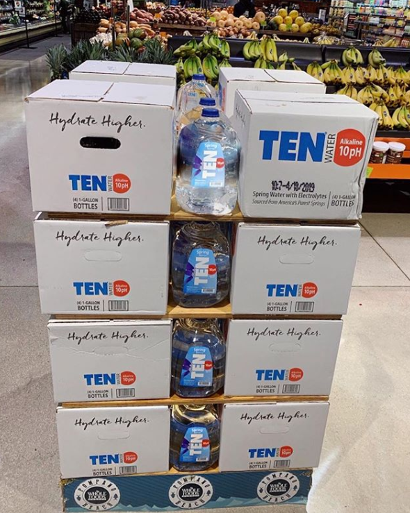 Nielsen: TEN Spring Water Rises to Become #3 Top-Selling Alkaline Water