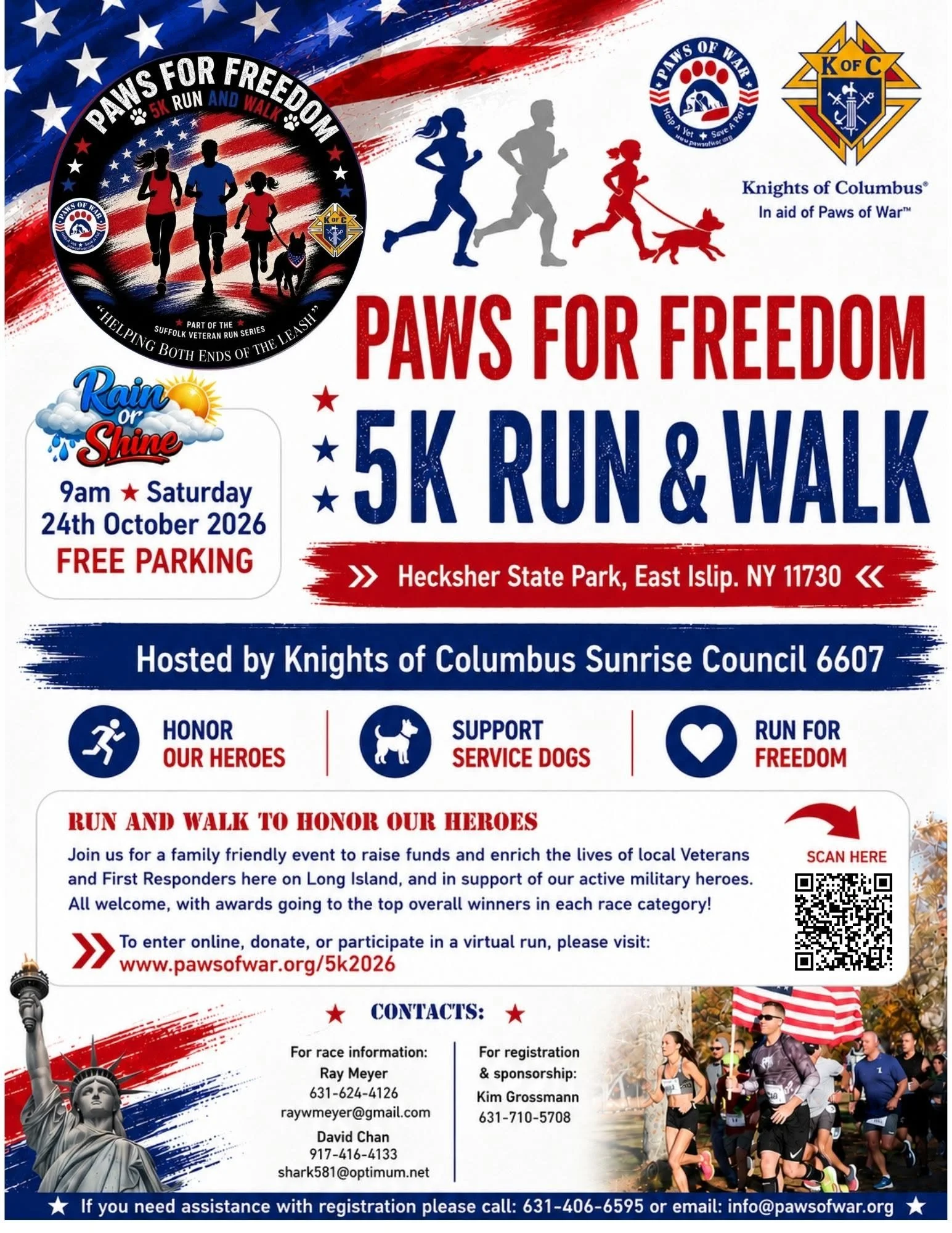 Paws for Freedom 5K Run/Walk