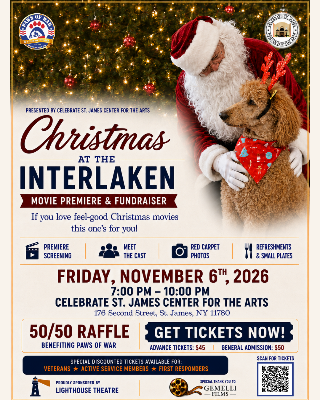 Christmas at the Interlaken - Movie Premier and Fundraiser