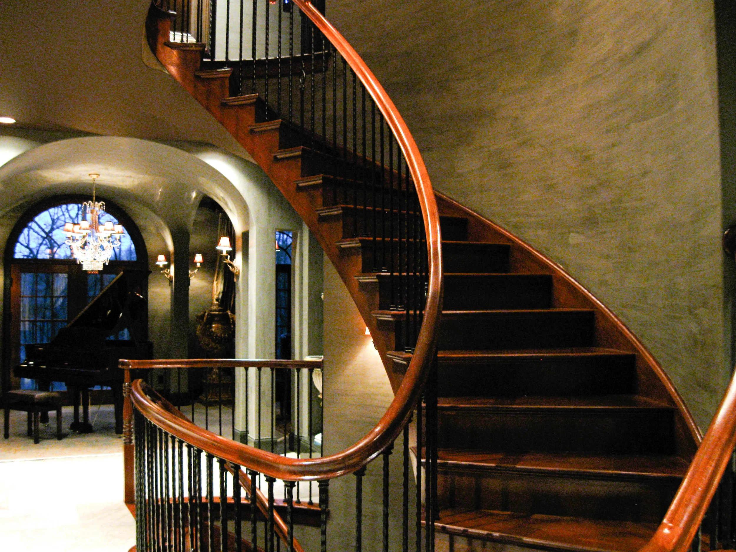  venetian plaster on all interior walls 