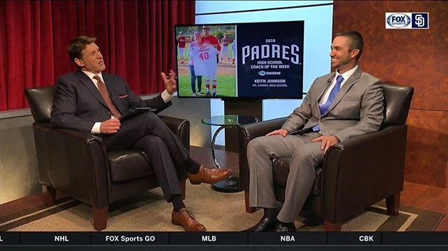 Let&rsquo;s all give a huge shout out to Coach Johnson for being the winner of @padres High School Coach of the Week for his work on the Kendra Couch Classic