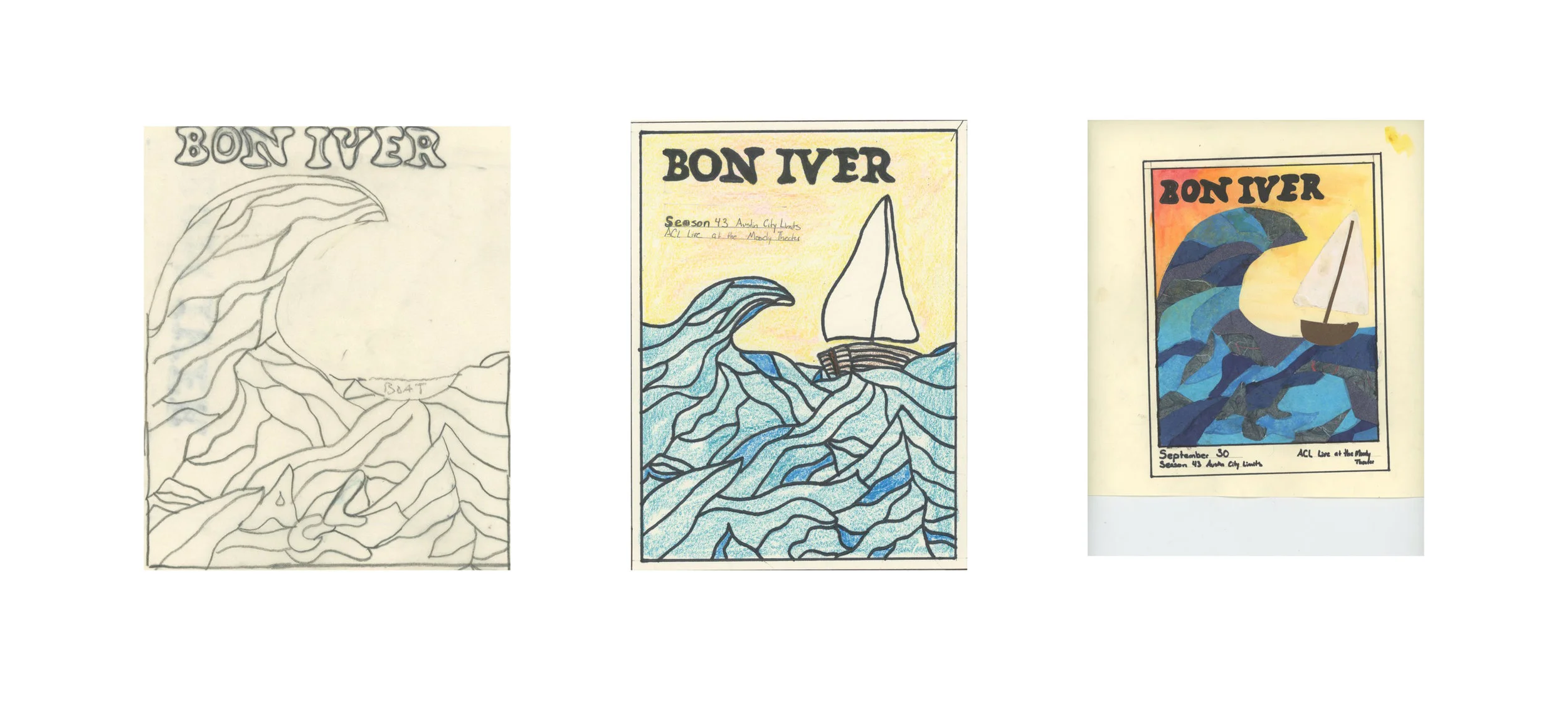 Sketch, Colorized Sketch and Final Comp