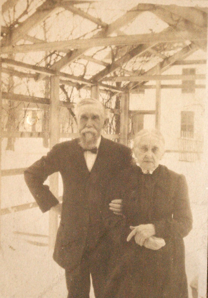 Uncle Jake (Jacob Williams) & Grandmother Catherine (Williams) Kirk married to Mr. Richard Kirk taken 1917.JPG