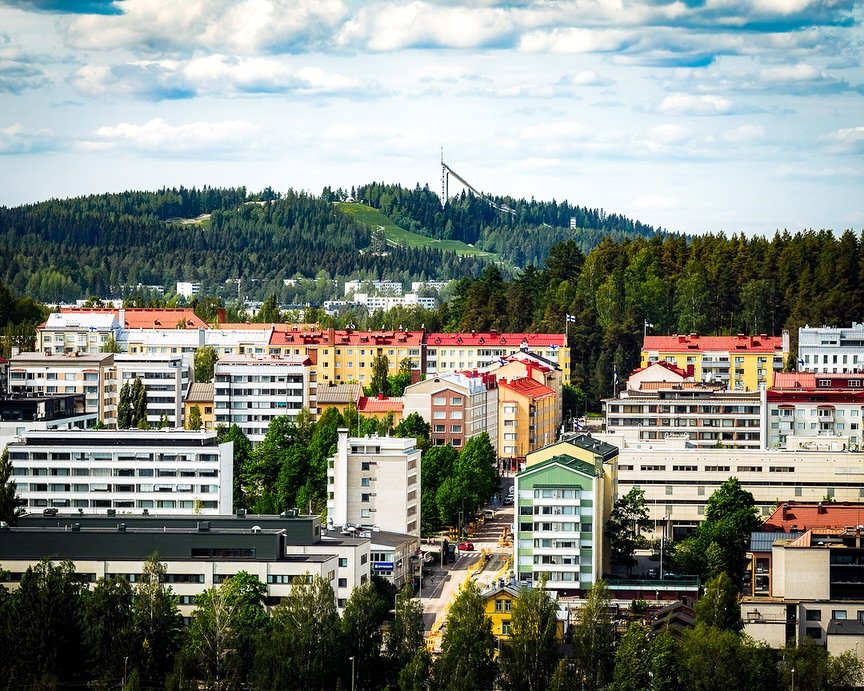 Ekoja testikuvia uudella dronella. Jyv&auml;skyl&auml; on hieno kaupunki. ☀️