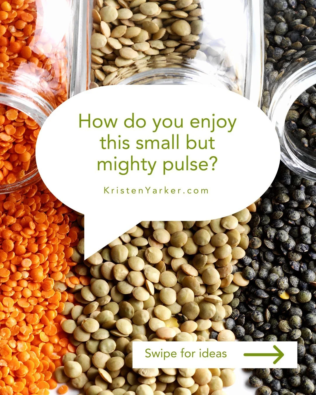 Small but mighty, these little pulses are packed with plant-based protein and an impressive dose of fibre &mdash; a great foundation food for January. 🥣

They're also easy on the budget (great post-holiday). And, Canada grows a lot of the world's le