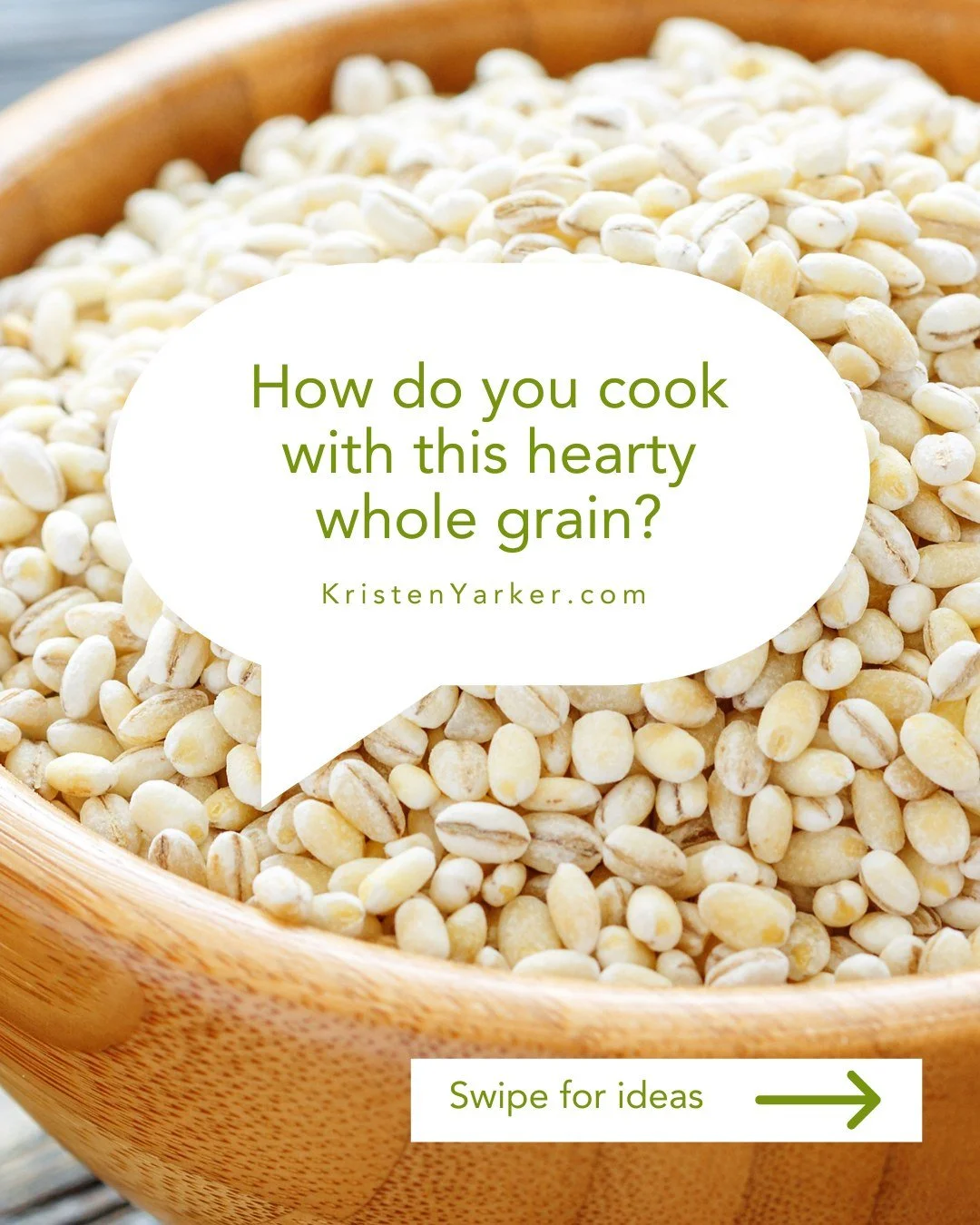 We&rsquo;re wrapping up this fibre-focused series with a hearty whole grain that&rsquo;s perfect for cozy January meals. 🌾✨

This chewy, nutty grain is rich in soluble fibre &mdash; especially beta-glucan &mdash; which helps support steady energy an