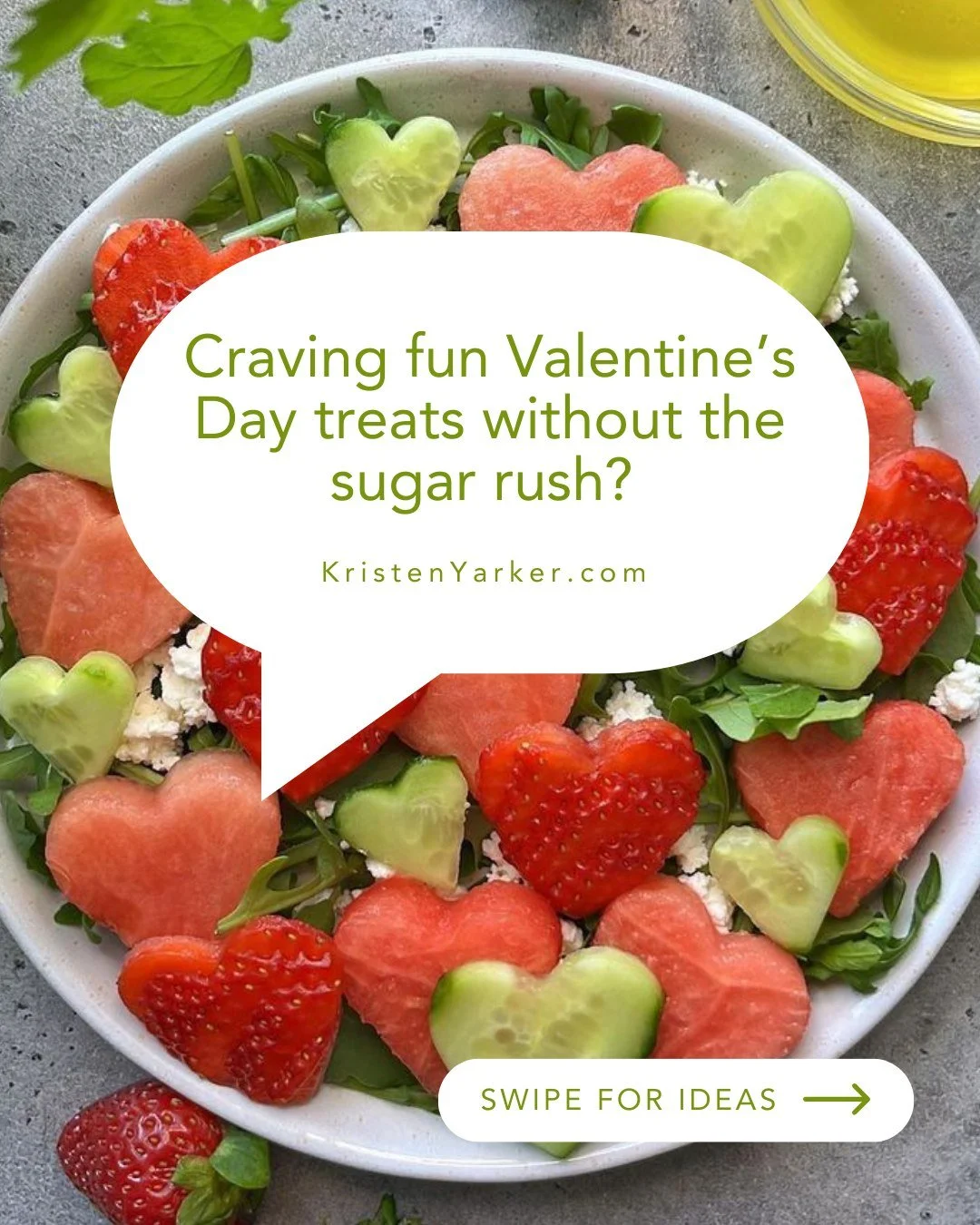 ❤️ Valentine&rsquo;s Day treats that love you back ❤️

Valentine&rsquo;s Day is all about celebrating love &mdash; and that can include foods that taste amazing and help you feel good too 🍓🍫

Think fun, festive treats made with:
✨ Naturally sweet f