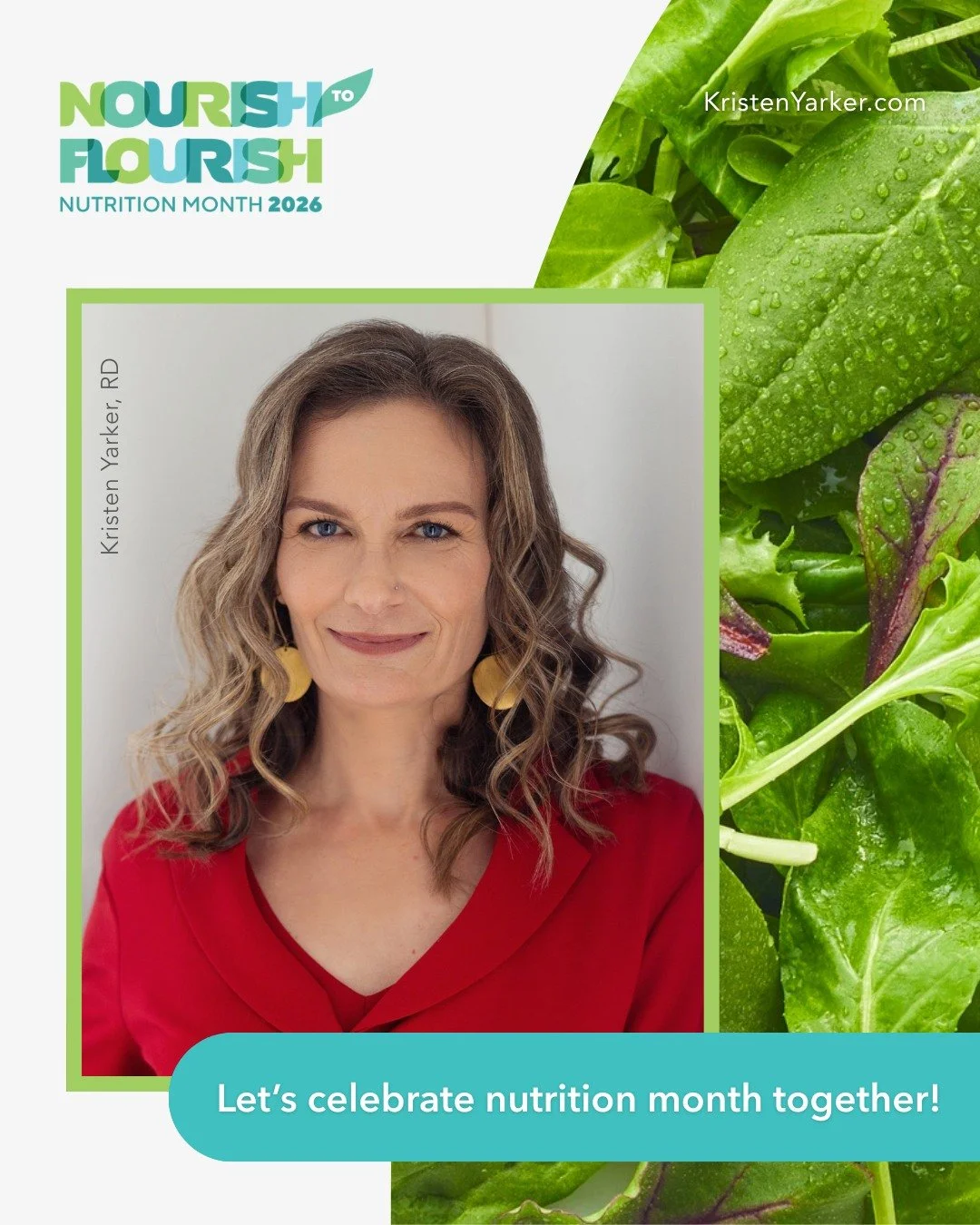 March is Nutrition Month! 🥦✨

Nutrition Month is a reminder of why I love this profession. 💛

Leading a team of dietitians, I&rsquo;m proud that we support people in making informed choices that help you feel your best &mdash; physically, mentally,