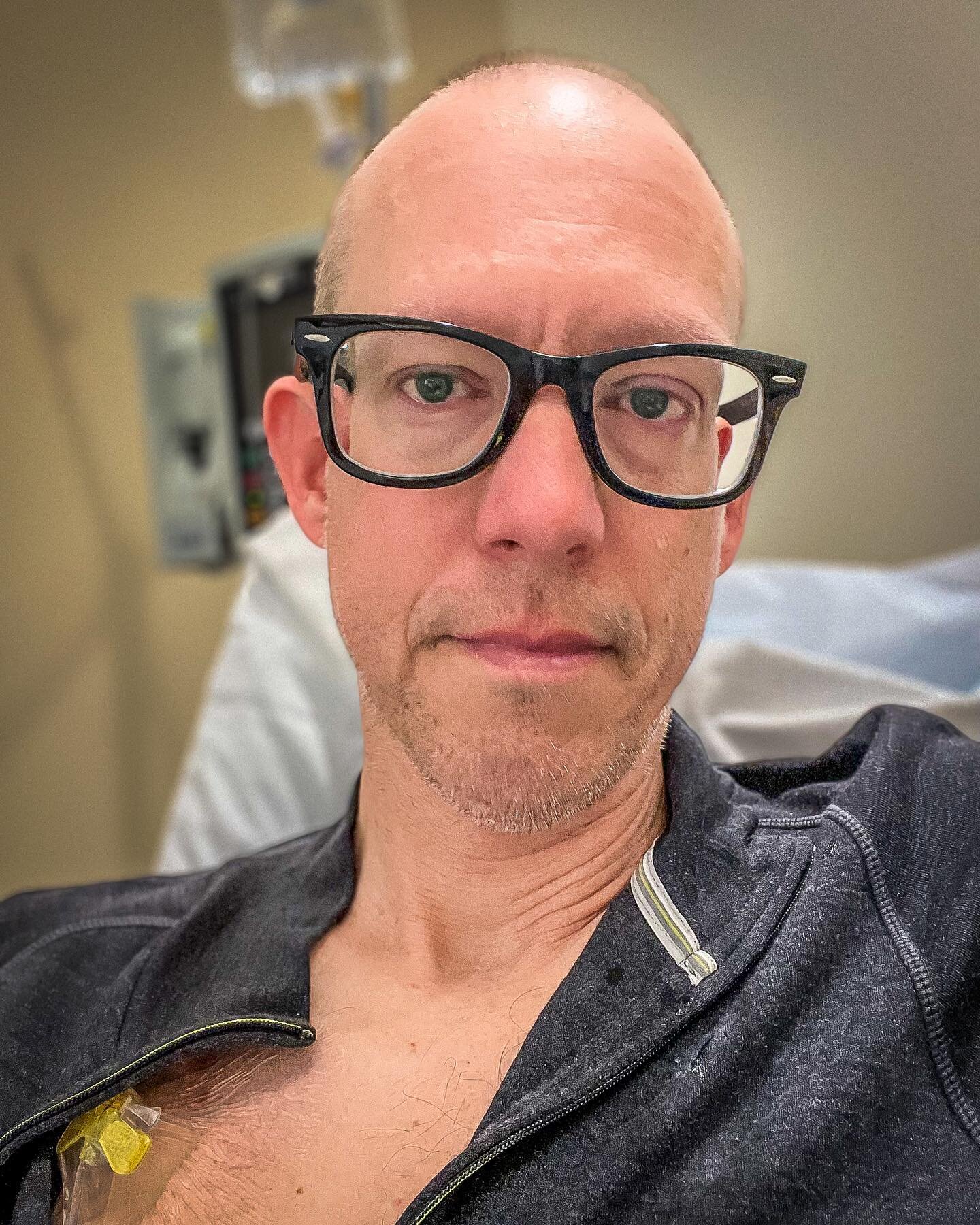 Cancer Update:
I&rsquo;m back in the best place I can be considering the cancer continues to grow. We received a devastating report after my last scan that suggested widespread infiltration of my pelvis, and that it was chemo resistant. So today I si