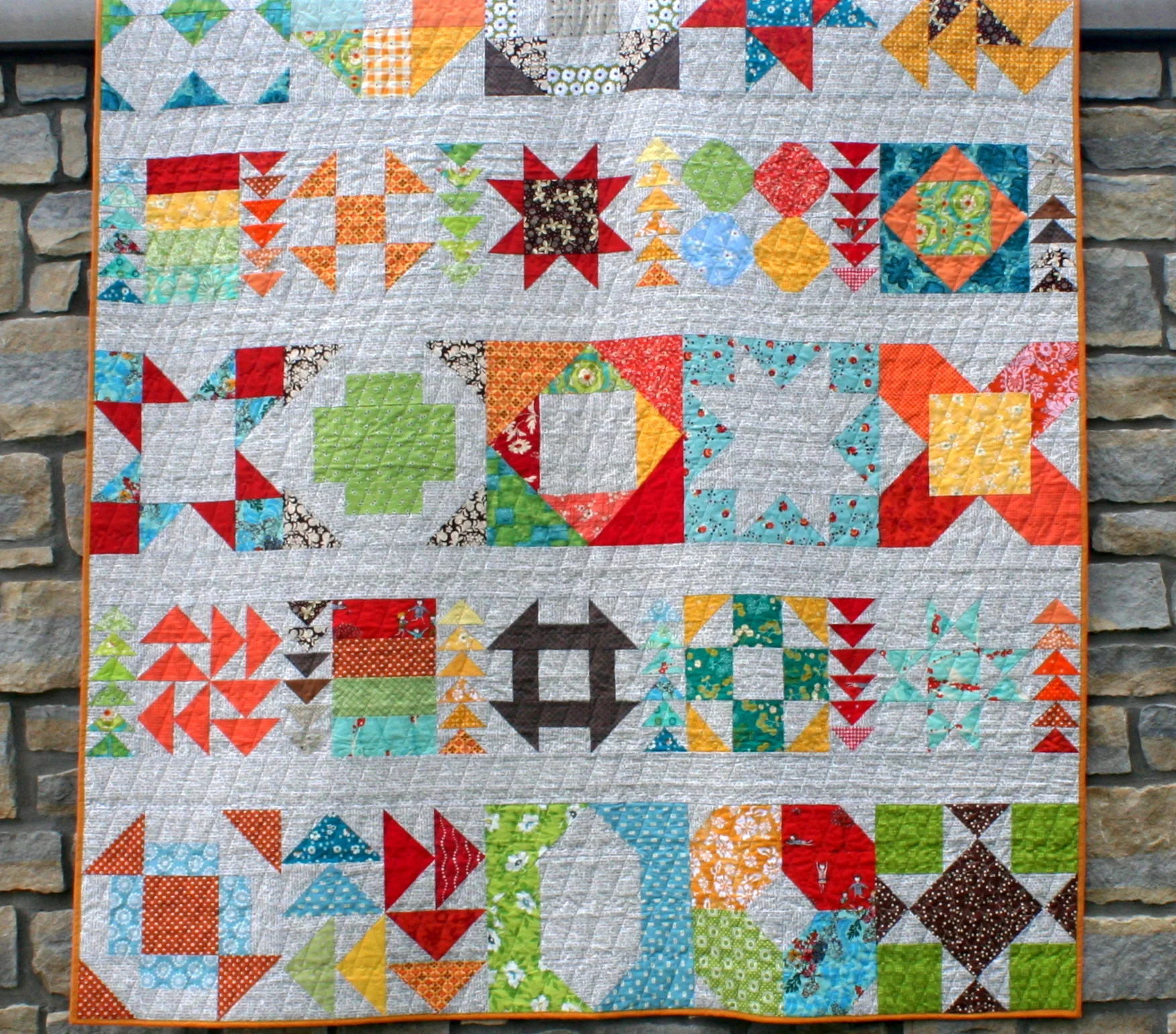 Finished Quilt is 80" x 88"