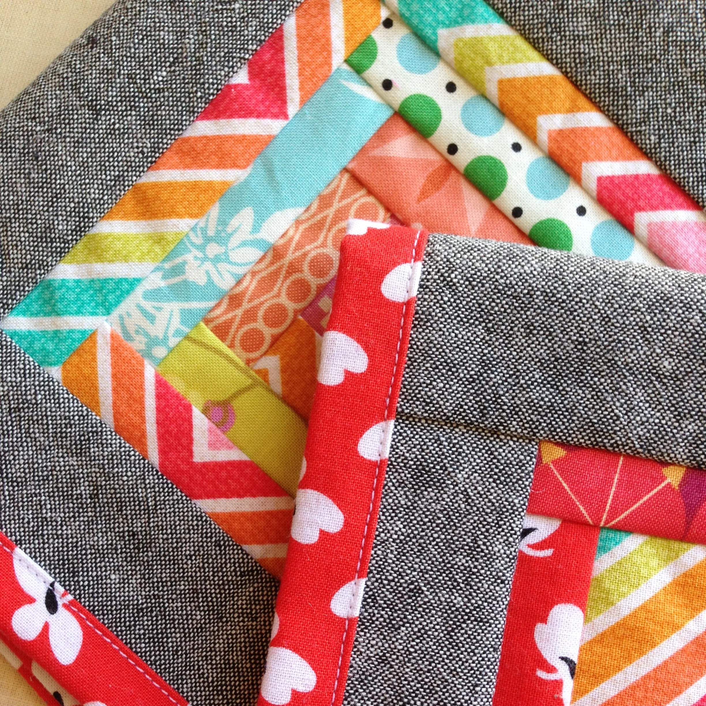 Patchwork Napkins Sewing Pattern - PDF Download — AnneMarie Chany Quilt ...