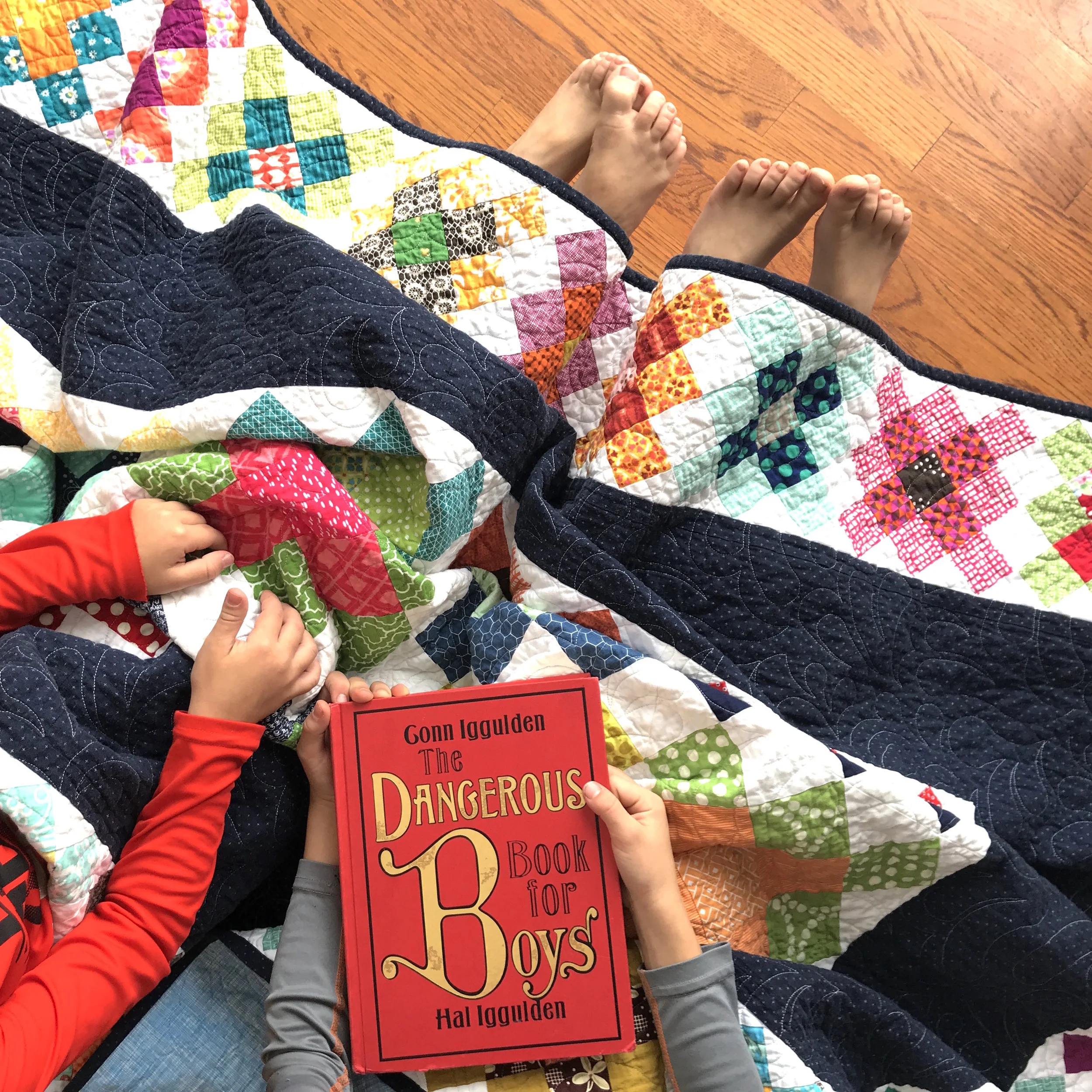 Farmhouse Porch Quilt Pattern Granny Square Beginner Scrappy Pattern