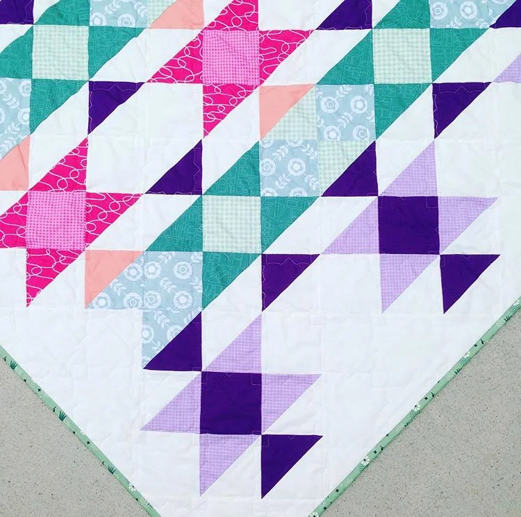 Old Mohawk Quilt Pattern Half Square Triangle Beginner Pattern