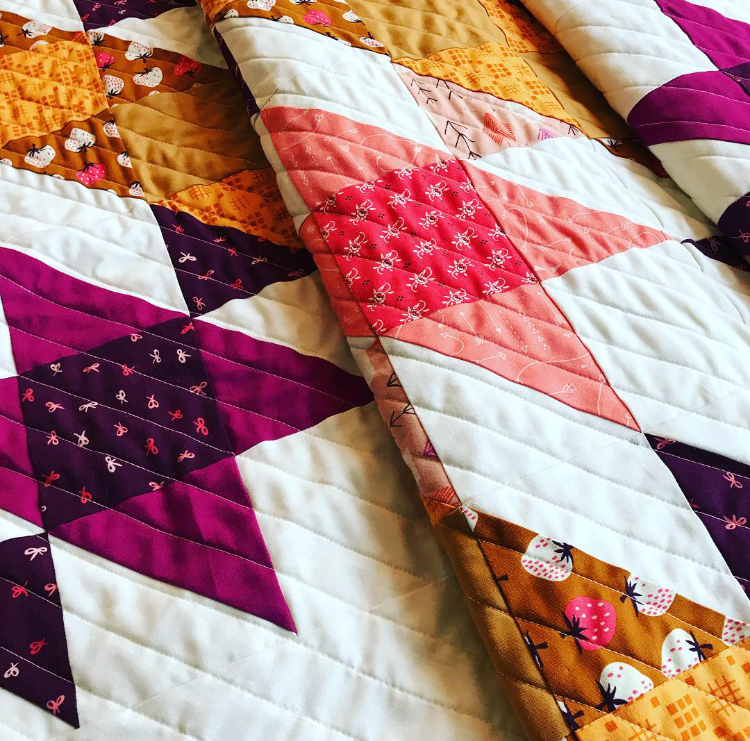 Old Mohawk Quilt Pattern Half Square Triangle Beginner Pattern - Make 8 HSTs at a Time