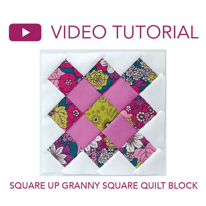 How to Square Up a Granny Square Quilt Block Video Tutorial