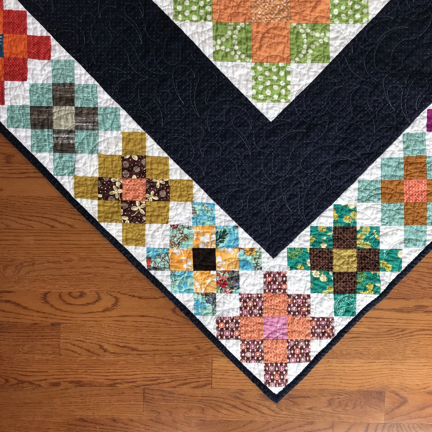 Farmhouse Porch Quilt Pattern Granny Square Advanced Beginner Pattern on point
