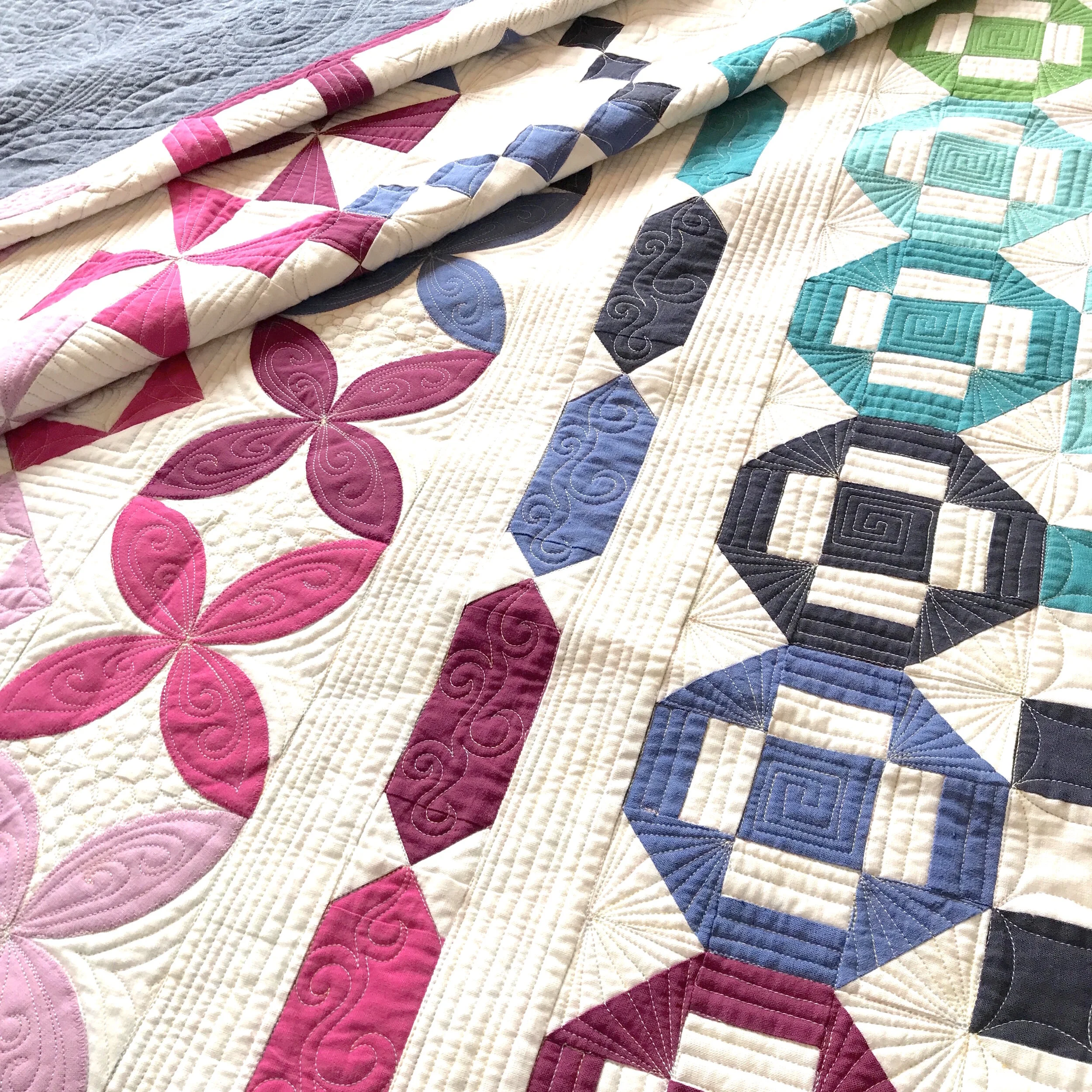 Conversation Sampler Block of the Month Quilt Pattern 3 by AnneMarie Chany Patterns