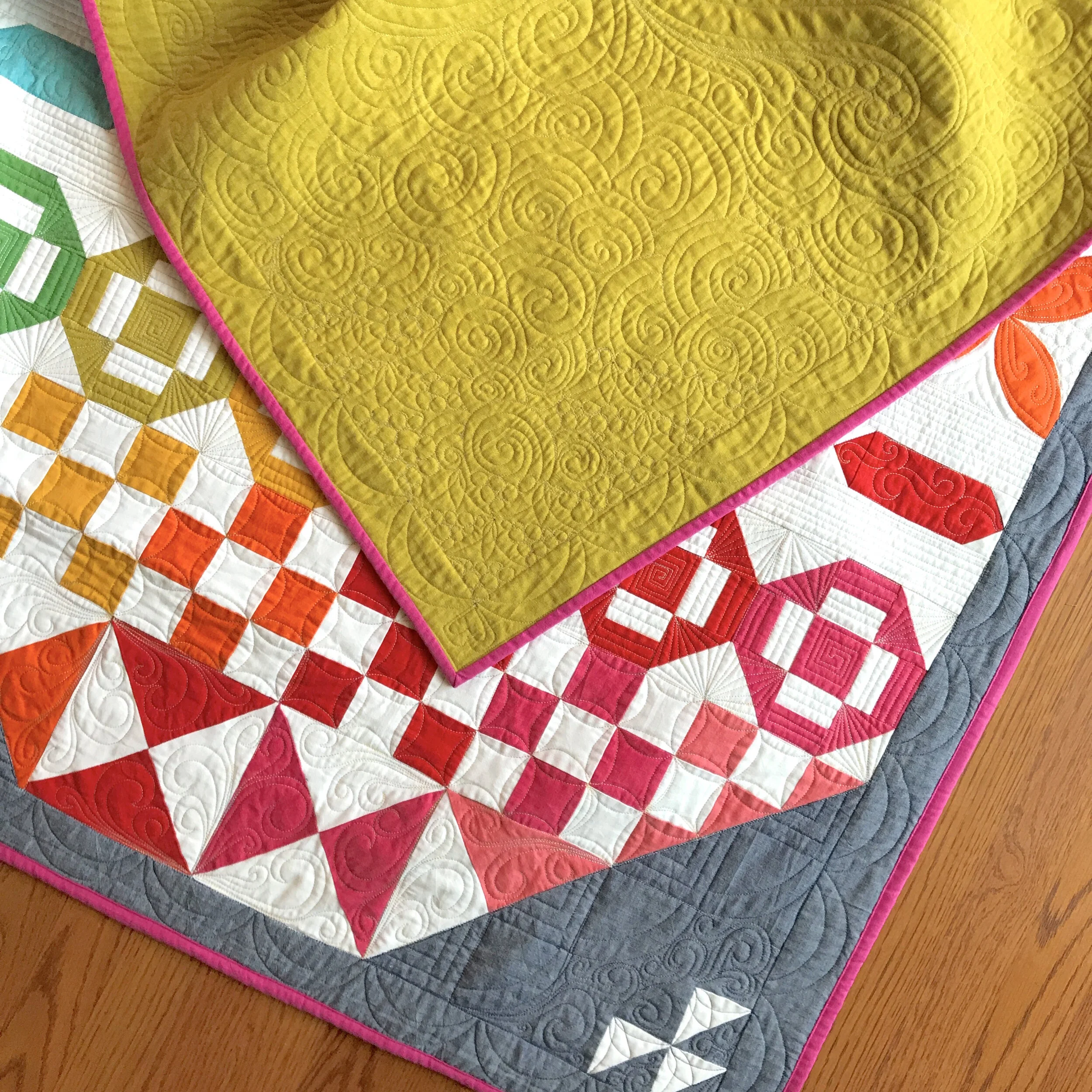 Conversation Sampler Block of the Month Quilt Pattern 4 by AnneMarie Chany Patterns