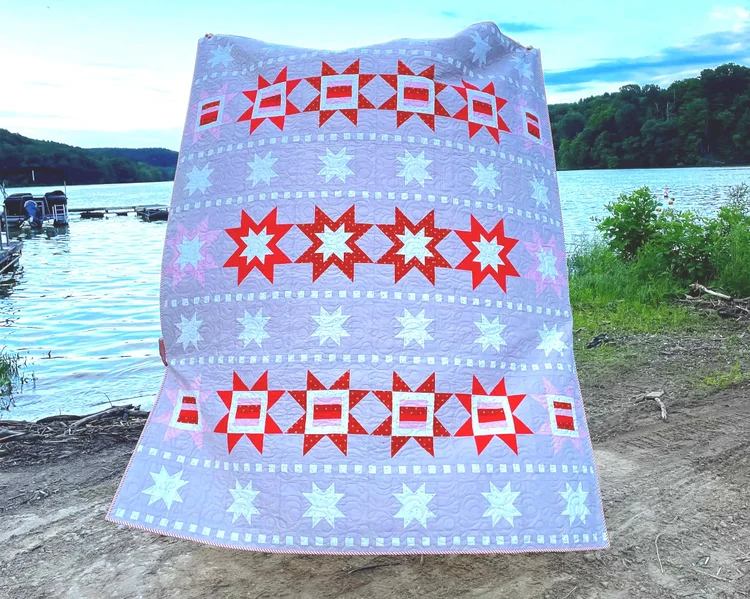 Sunset Strip Quilt Pattern - Strip Piecing in a Row Quilt — AnneMarie ...