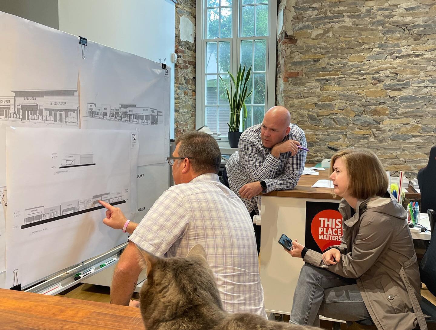 Ideas are flowing at our DK office as our team collaborates on a design for a new retail development. 

#retaildevelopment 
#architecturedesign 
#multitenat 
#teamcollaboration