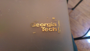 The powder adhesion didn’t guarantee a nice embossing.