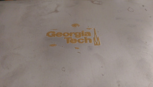 I really loved the clean edges and smooth coverage on the stainless steel.