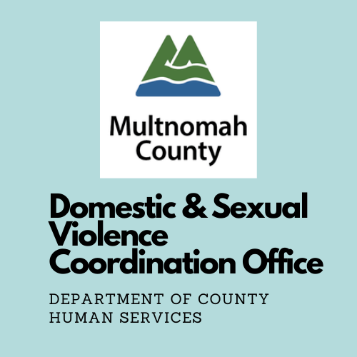  Multnomah County Domestic &amp; Sexual Violence Coordination Office 