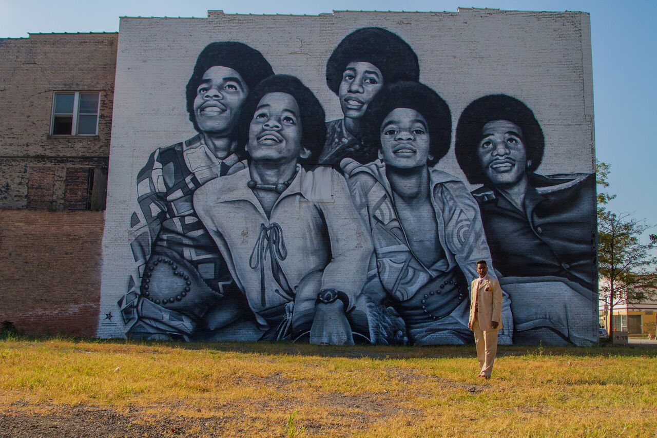 Jacksons Mural, Gary, Indiana