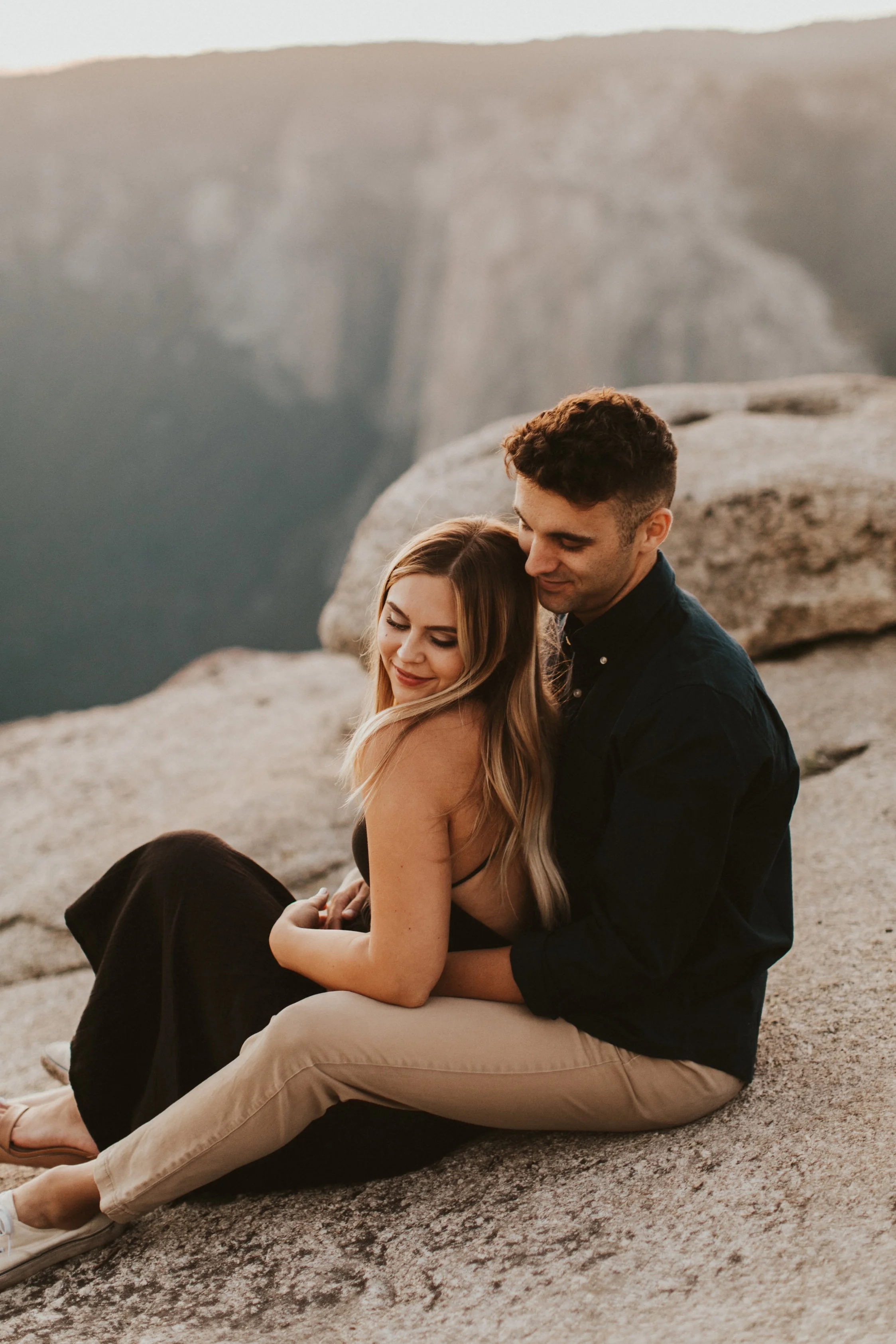 Yosemite Sunset Engagement