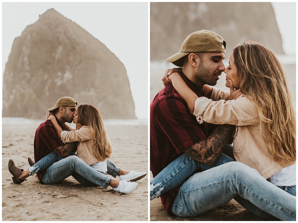 Cannon Beach Engagement Photographer