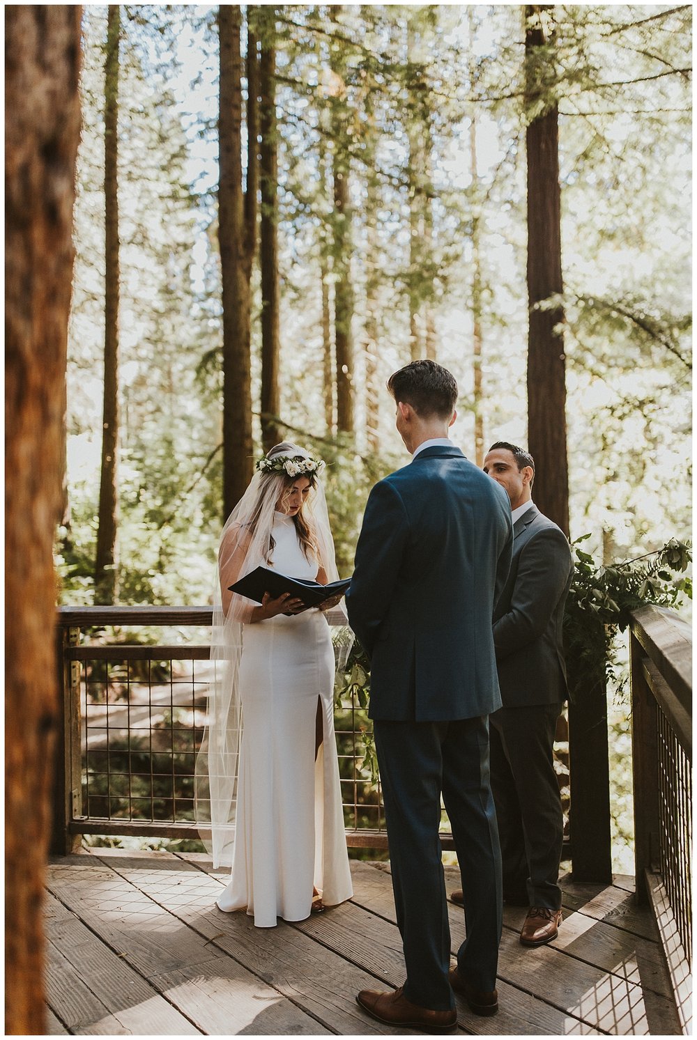 Portland Oregon Woodland Elopement