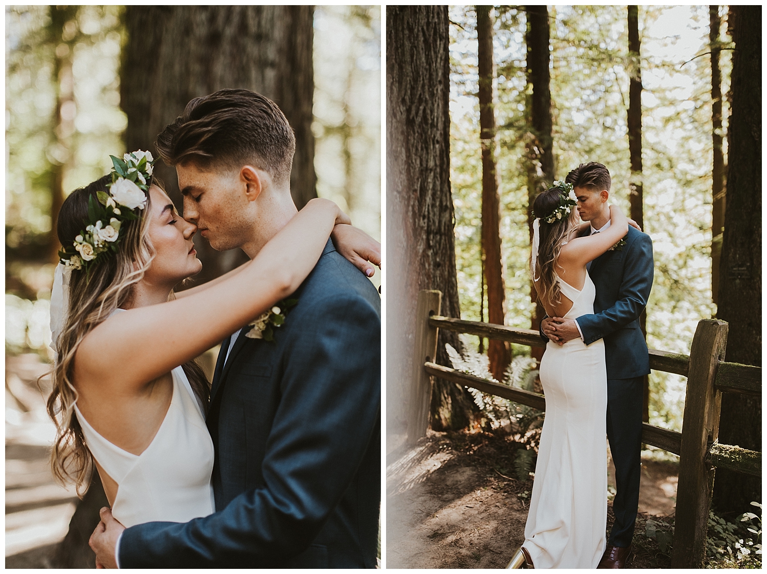 Portland Oregon Woodland Elopement