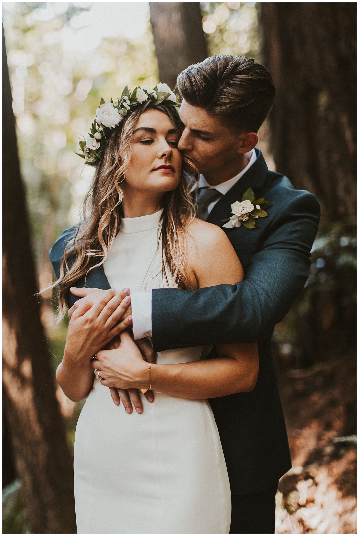 Portland Oregon Woodland Elopement