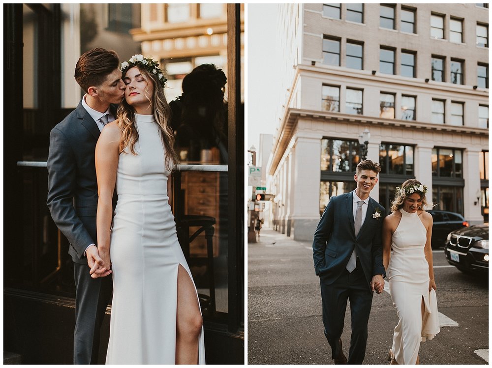 Portland Oregon Woodland Elopement