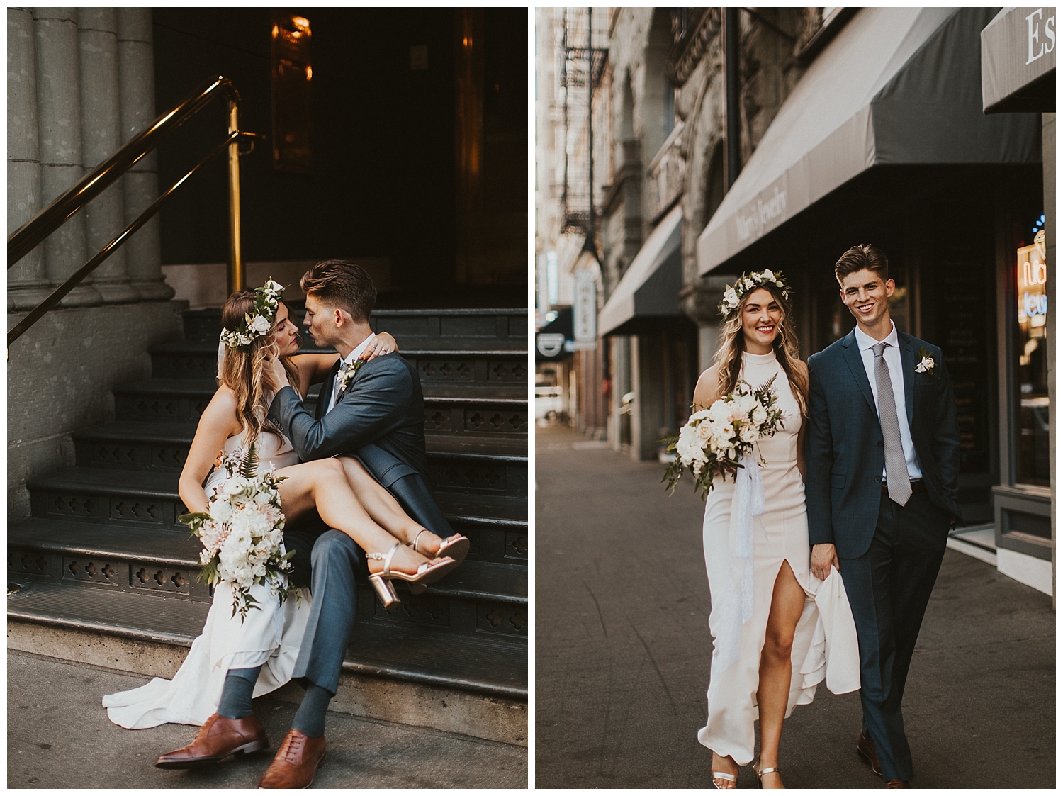 Portland Oregon Woodland Elopement