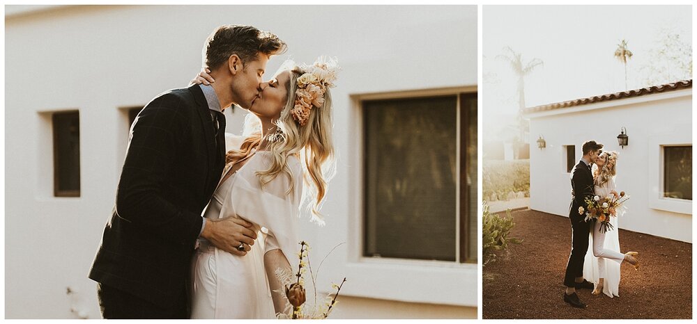 Palm springs elopement