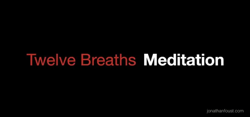 12 Breaths Meditation: Images from Cape Cod