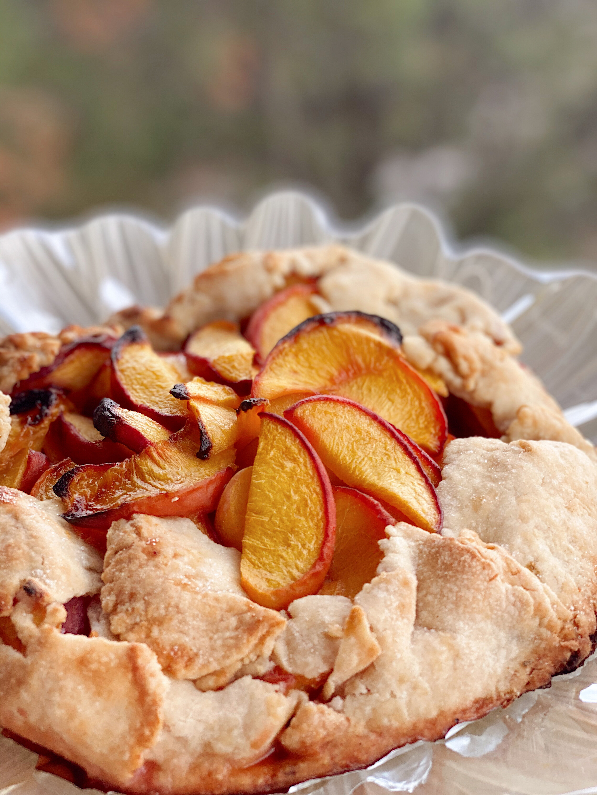 🍑Peach Galette 