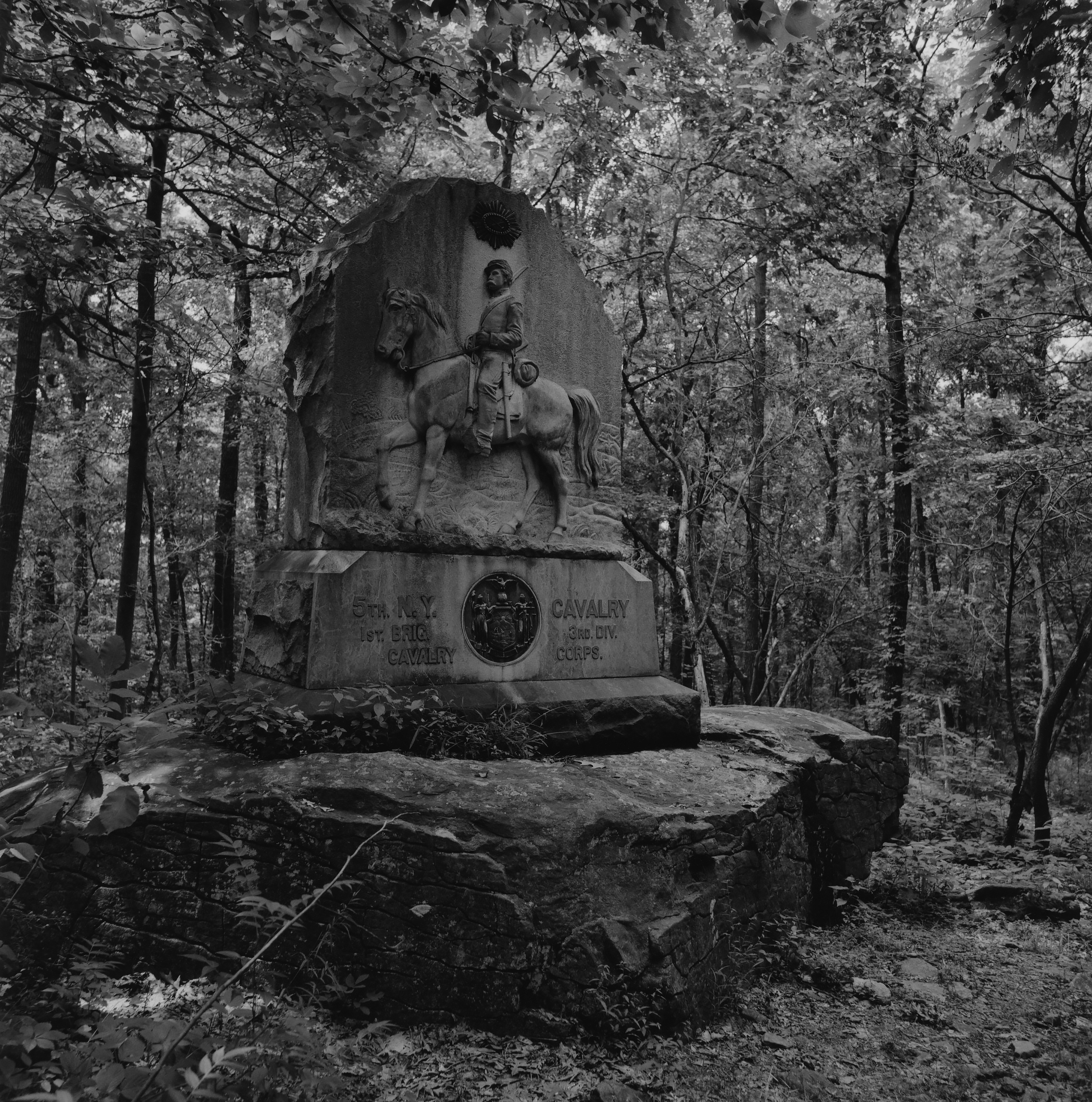 5th New York Cavalry Monument, Gettysburg, Pennsylvania, 1986