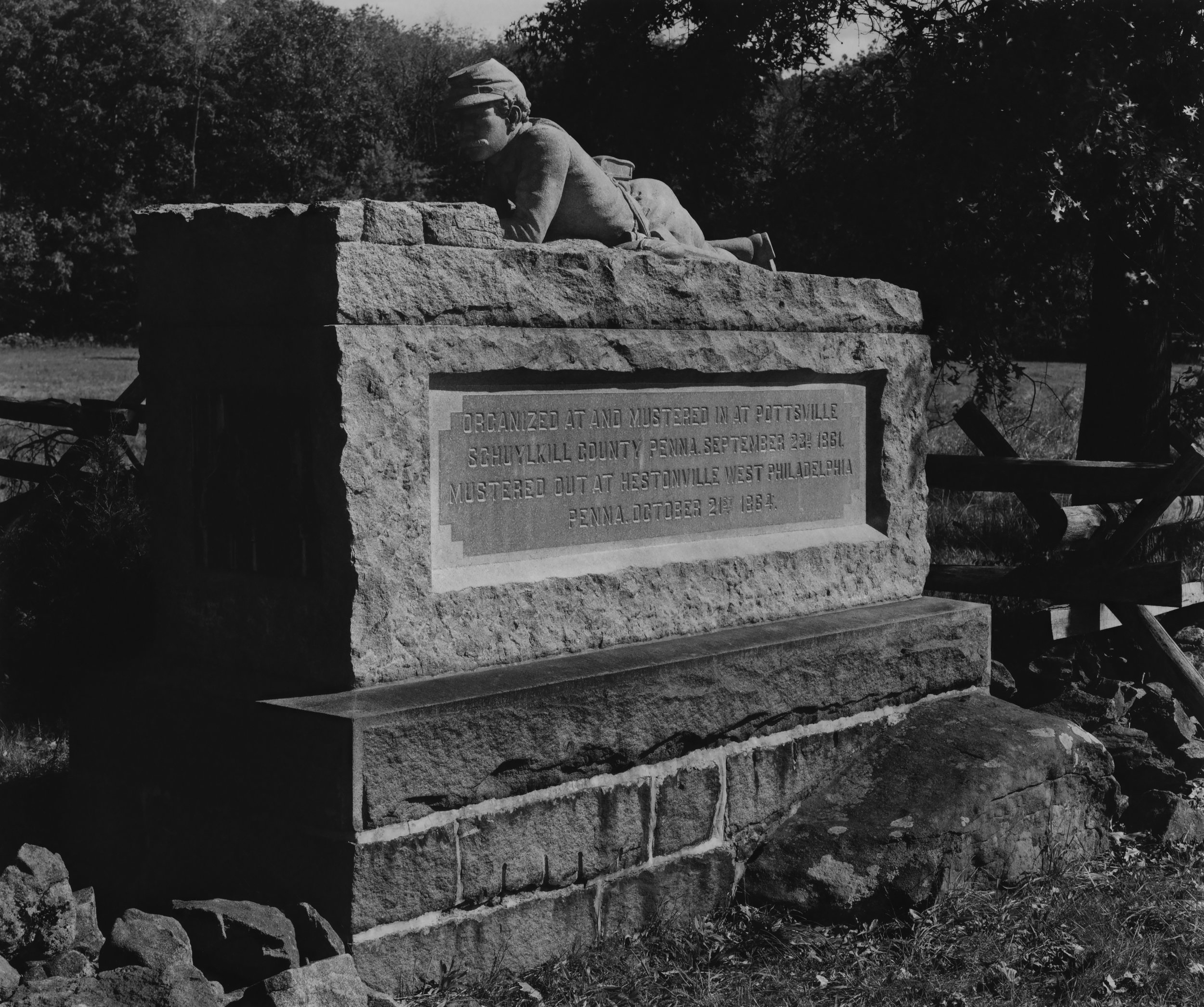 96th Pennsylvania Infantry Monument, Gettysburg, Pennsylvania, 1988