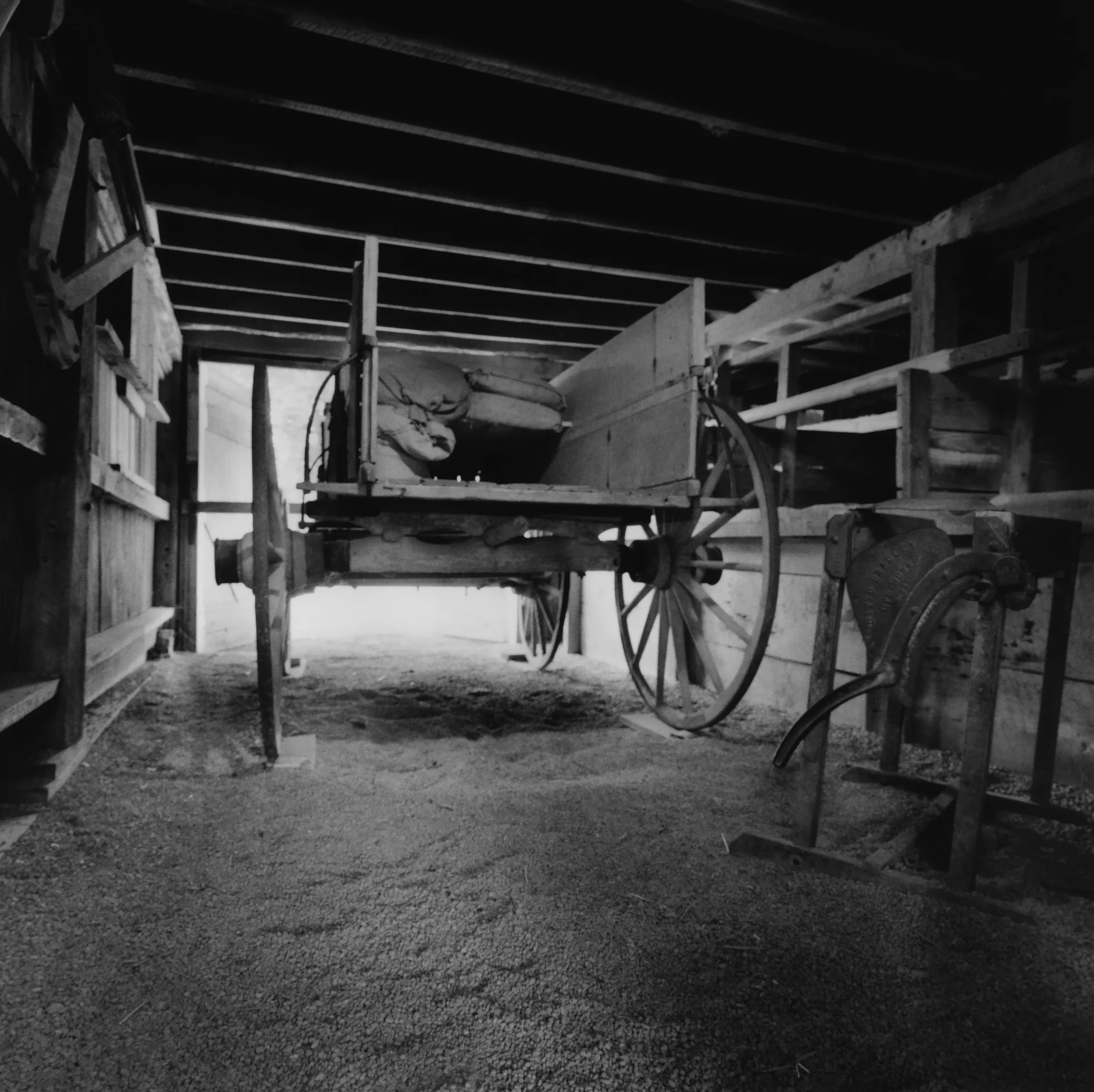 Levi Coffin Barn, Fountain City, Idaho, 2001