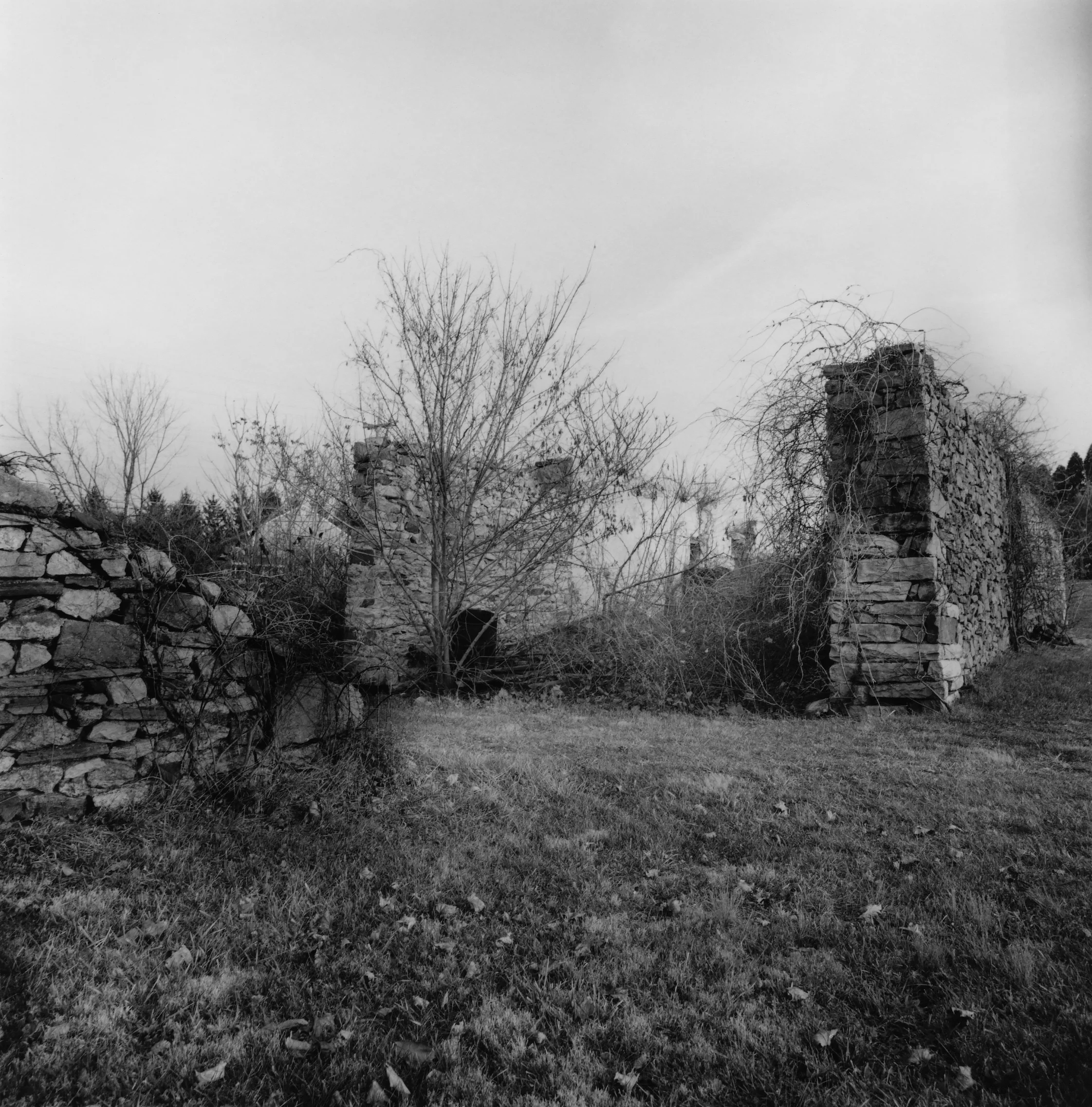 Wagontown Inn, Barn Ruins, Wagontown, Pennsylvania, 1998