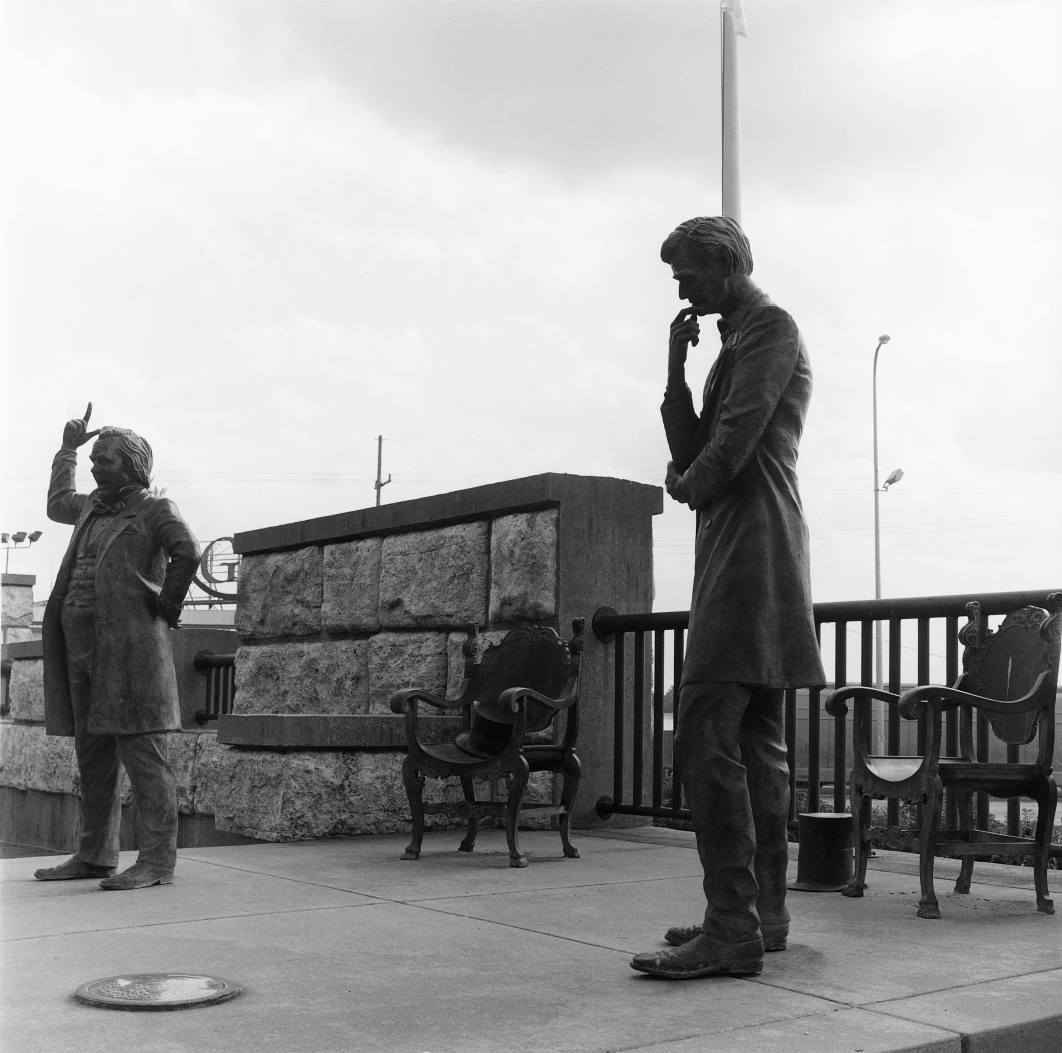 Lincoln and Douglass Debate Memorial, Alton, Illinois, 2010
