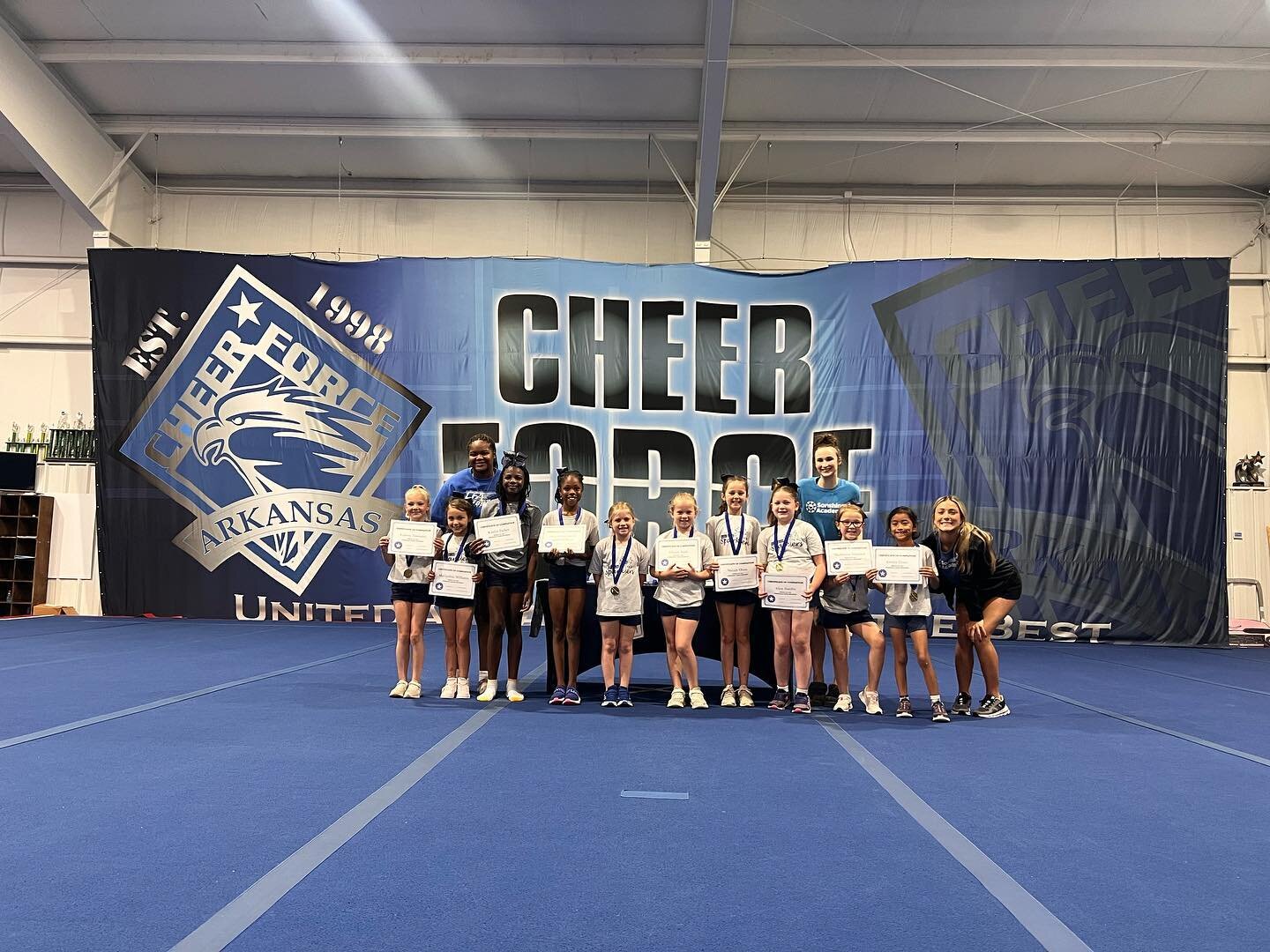 We had such a great time at the Spring Sparklers Cheer Shows!!! We cannot wait for our Summer Sparklers to begin!!! 

Want your athlete to cheer but without the commitment of competitions? It&rsquo;s not too late to sign up! Call 501-327-7742 for mor