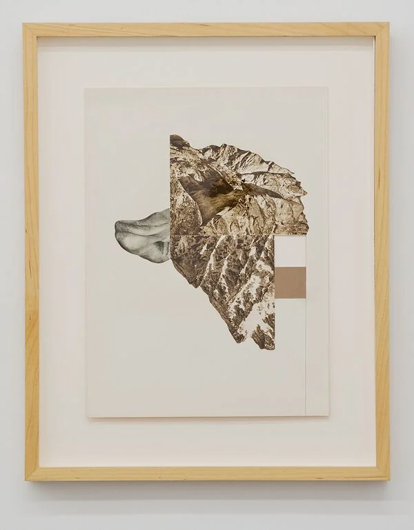 Leigh Wells, 11-08-07, 2015, Collage and mixed media on paper, 14.75 x 11 in