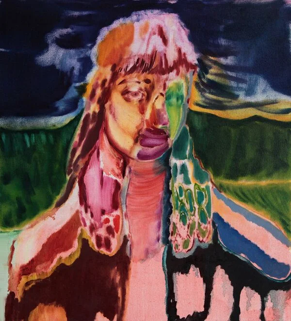 Twitching Eye , 2016, Oil on canvas, 19 x 17 in / 48 x 43 cm