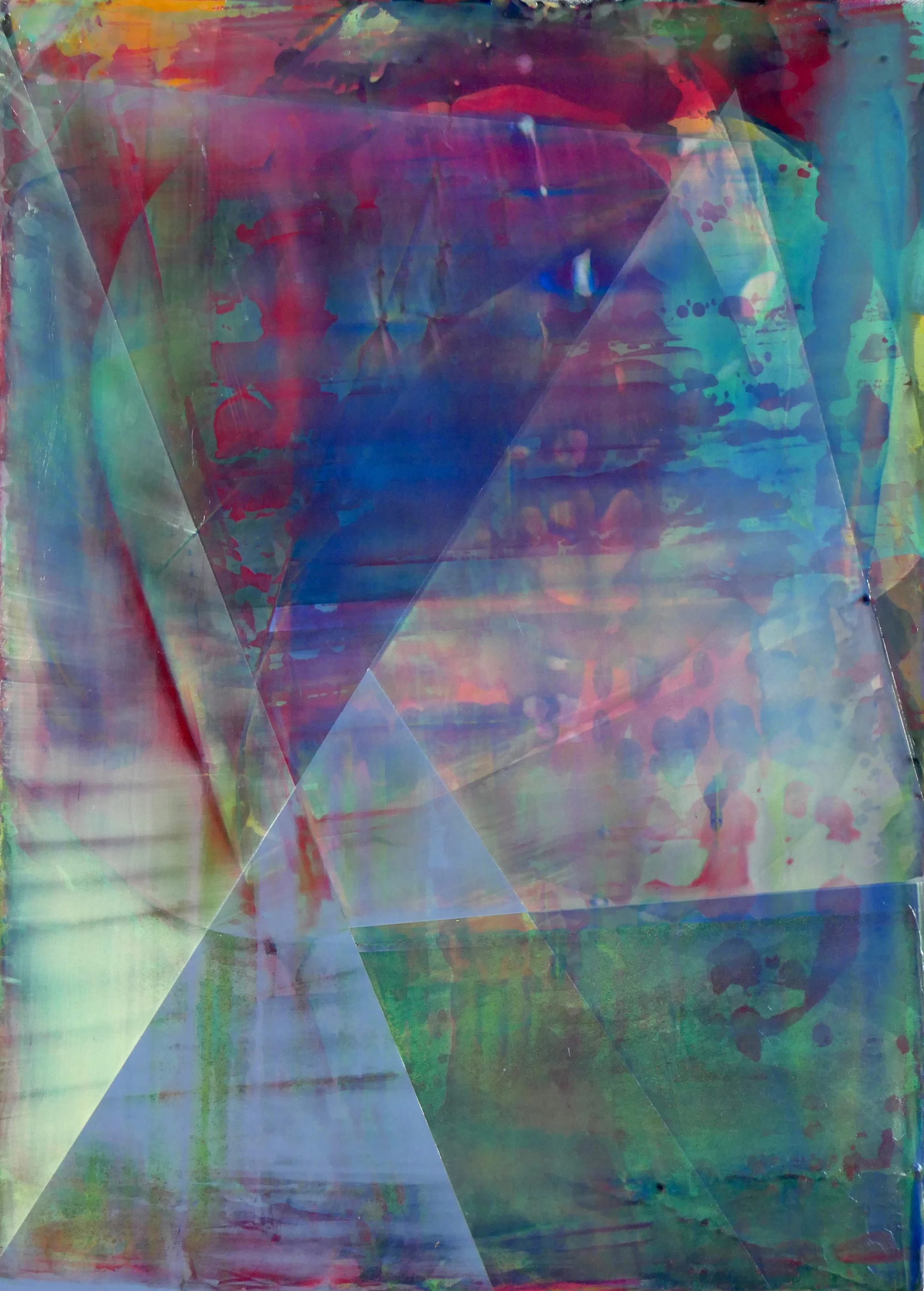 Cross Waters, 2018 Acrylic on canvas 23 x 16.5 in / 58 x 42 cm