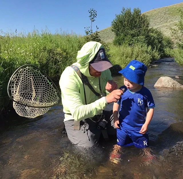 Family fly fishing trip with kids in Montana